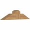 Ekena Millwork Portland Smooth Timber Gable Bracket, Western Red Cedar, 36"W x 9"H x 5 1/2"D x 5 1/2"F, 6/12 Pitch GBW036X09X0606POR00SWR - alternate 2